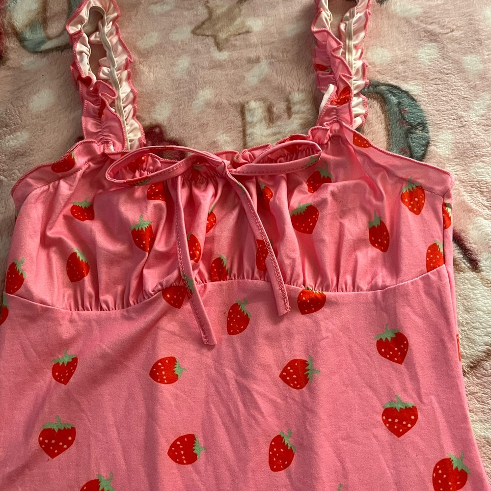 Pink Strawberry Bodycon dress